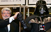 cannes: george and vader