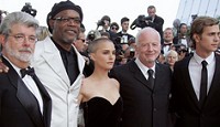 cannes: lucas, jackson, portman, mcdiarmid and christensen